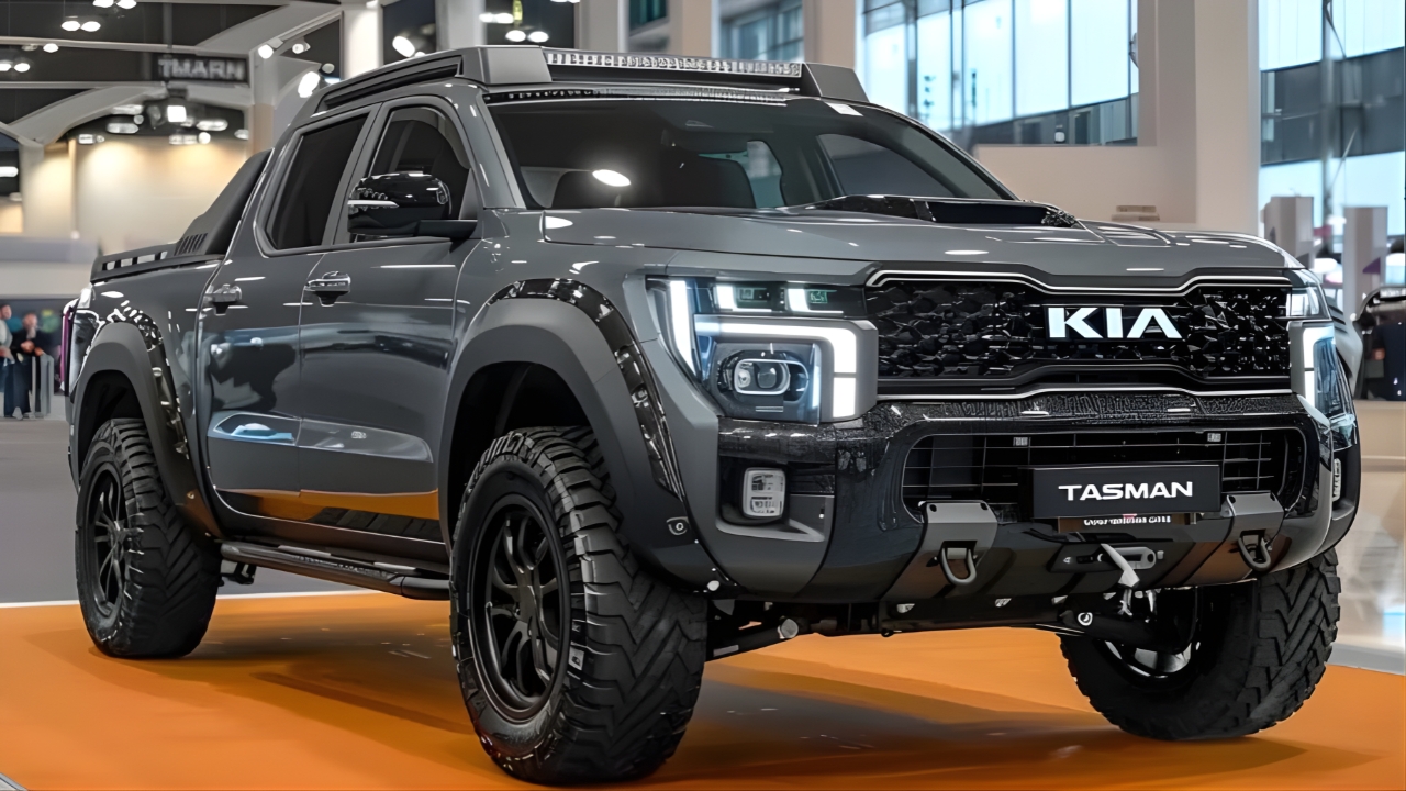 2026 Kia Tasman Pickup Launch : Powerful Engine, Smart Technology, and Rugged Capability Revealed