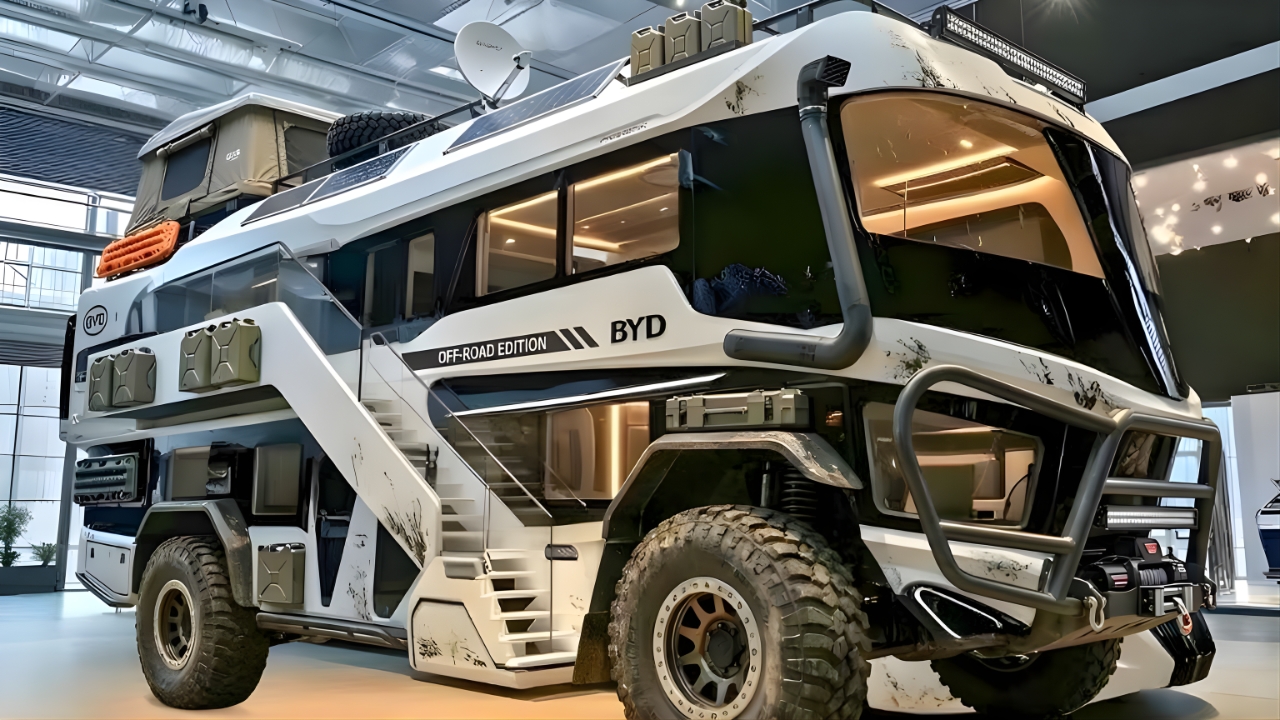 New 2026 BYD Electric Motorhome Revealed with Advanced Features, Luxury Cabin, and Sustainable Travel