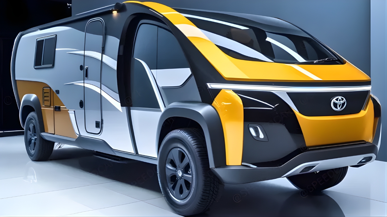 New 2026 Toyota Hiace Camper Shows Luxury Living, Off-Road Tech and Hybrid Performance