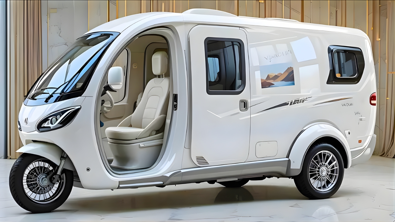 This 2026 Luxury Tricycle Camper RV Redefines Road Travel with Unmatched Style